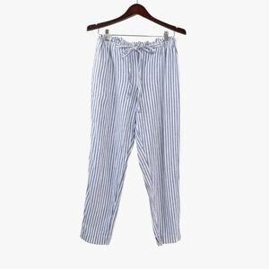 Beach Lunch Lounge Size M Giavanna Linen Pants Sailing Stripe Blue